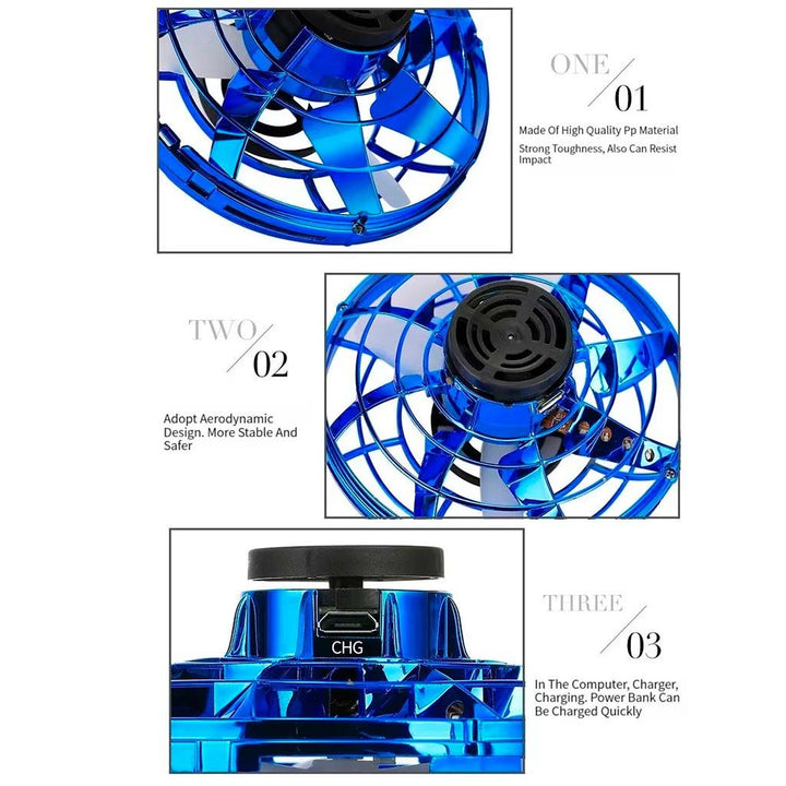 Mini Drone LED UFO Type Flying Helicopter Spinner