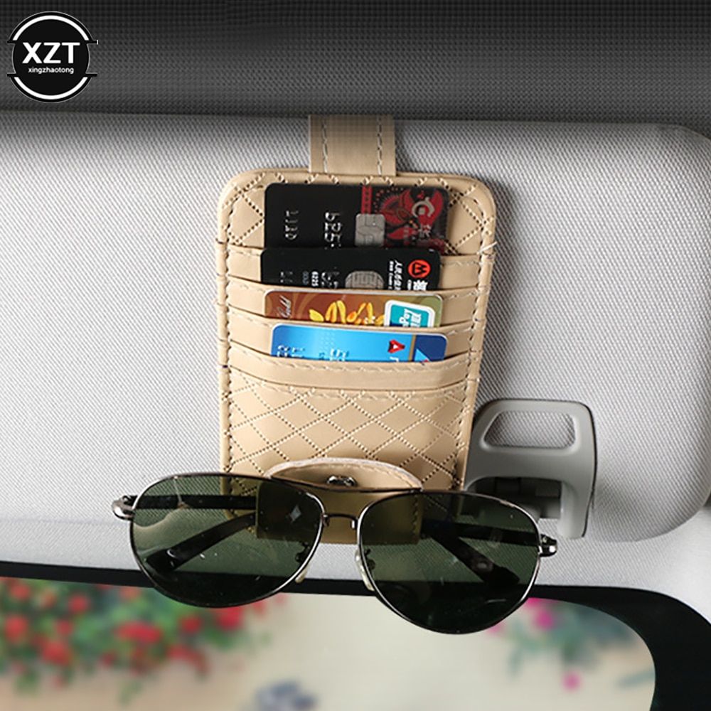 Compact Sun Visor Car Organizer for Essential Accessories