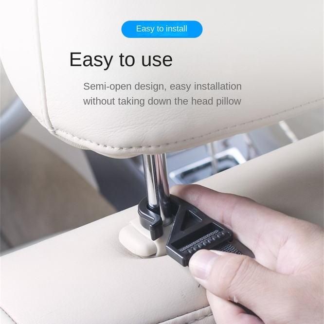 Universal Adjustable Car Seat Storage Hooks - Heavy Duty Organizer Hangers