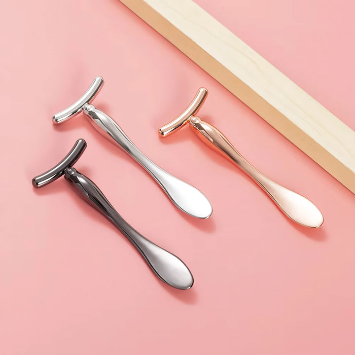 Metal Eye Cream Applicator Roller & Facial Massager – Reduce Puffiness & Wrinkles