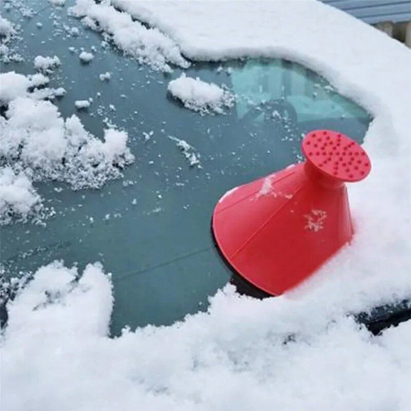 Winter Magic Windshield Ice Scraper & Snow Remover Funnel