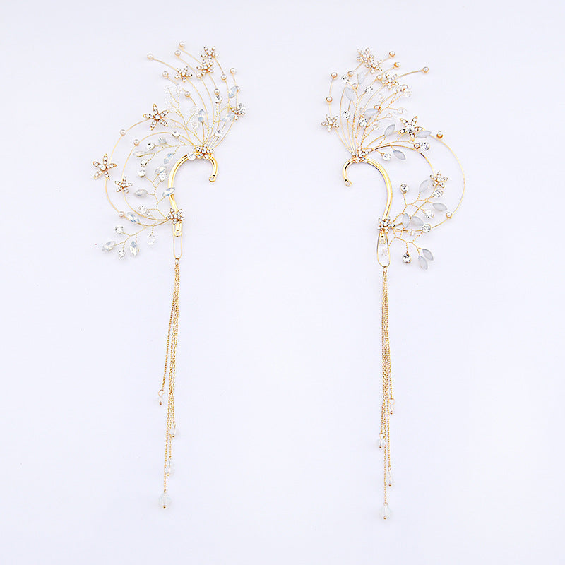 Headdress Tassle Flower Decoration Wedding Hair Accessories