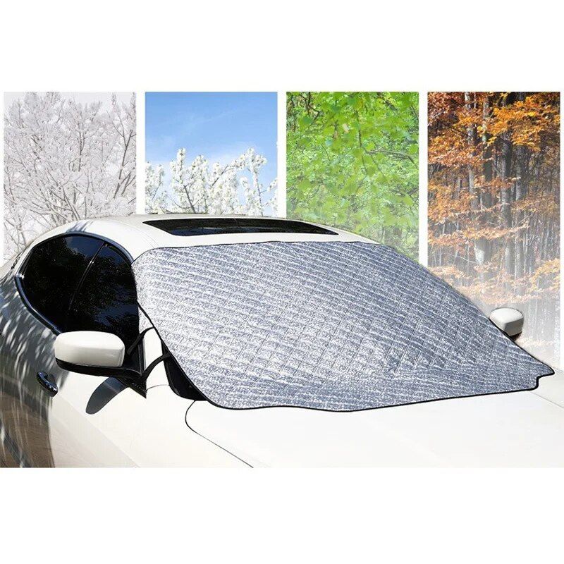 Multipurpose Magnetic Car Windshield Protector – Snow, Ice, and Sun Cover