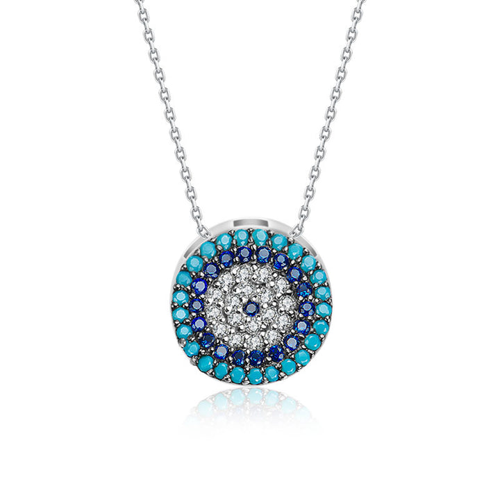 Female Turquoise Clavicle Chain Design