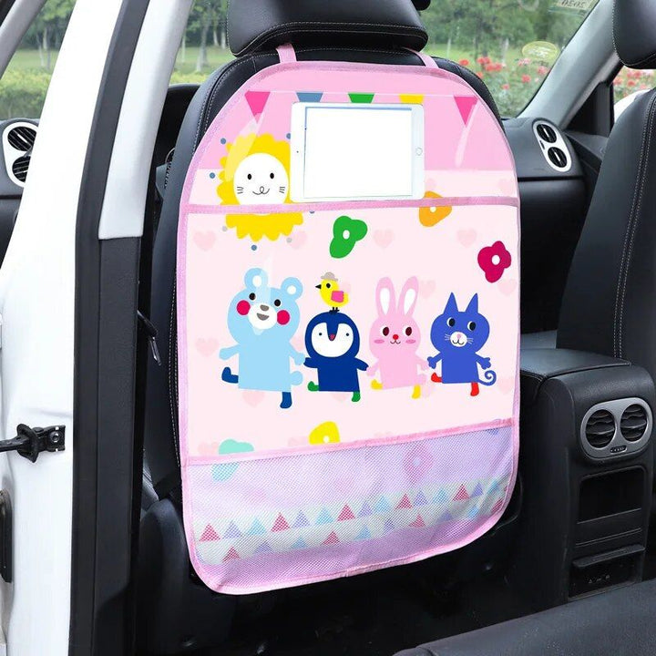 Cute Children Car Anti Kick Mat Car Seat Back Protector