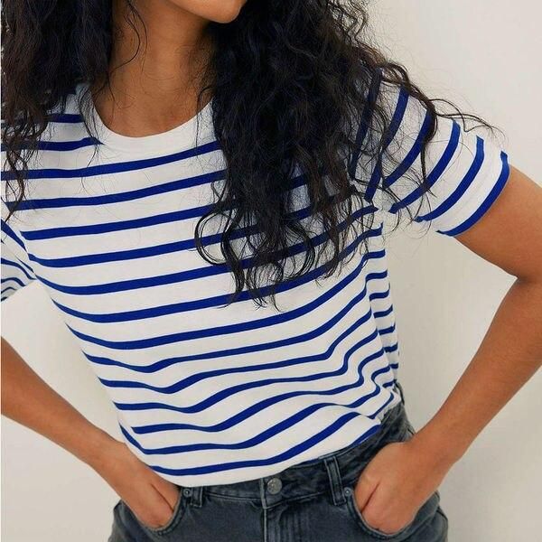 Summer Short Sleeve Striped T-Shirt