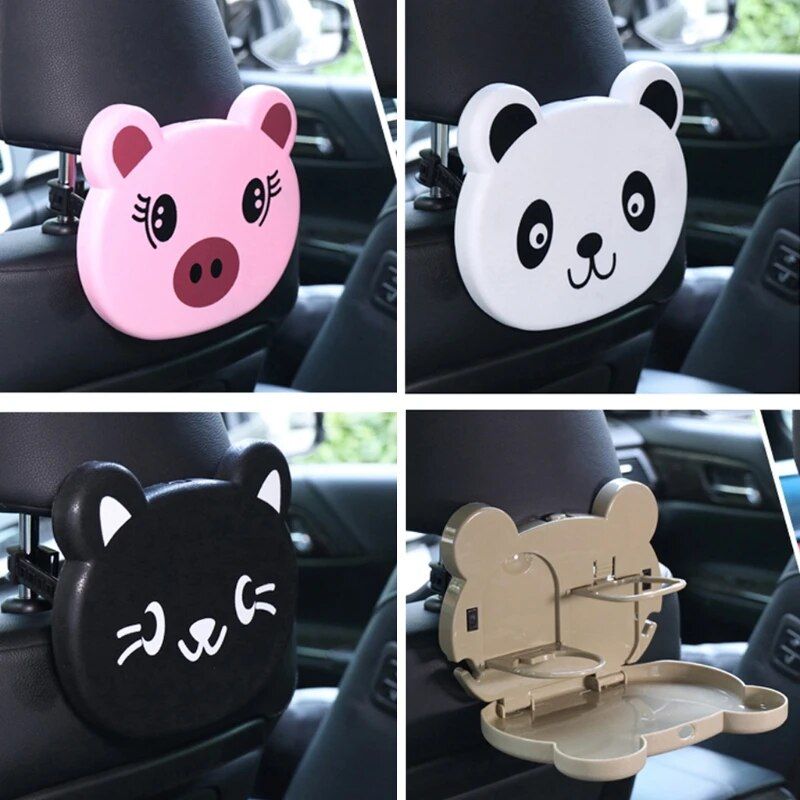 Cartoon Car Back Seat Folding Food & Drink Tray