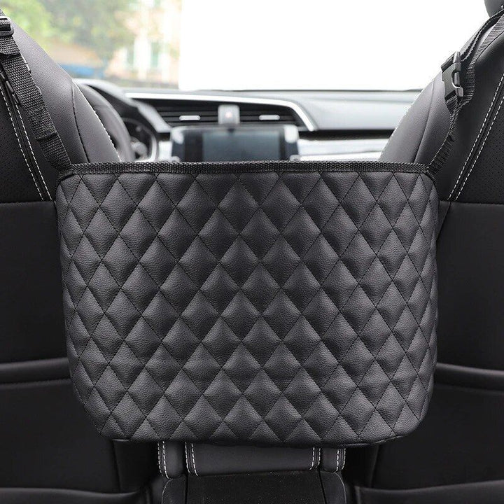 Luxury Leather Car Seat Organizer