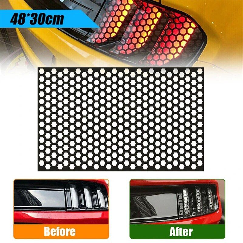 Universal Honeycomb Tail Light Vinyl Decals