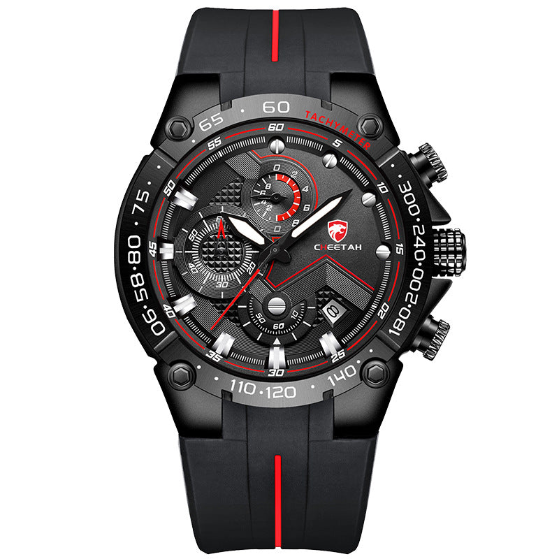 Men's Sports Watch Multifunction Dial Luminous Hands