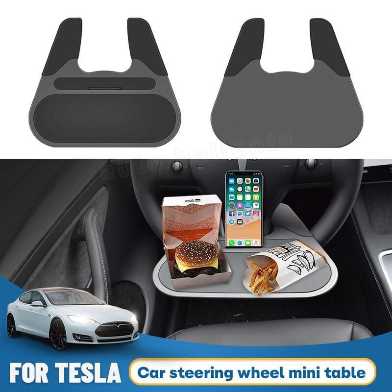 Multi-Function Steering Wheel Tray for Tesla Model 3 & Model Y (2017-2023)