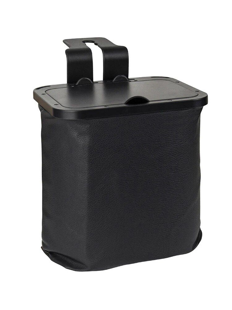 Leather Car Trash Can