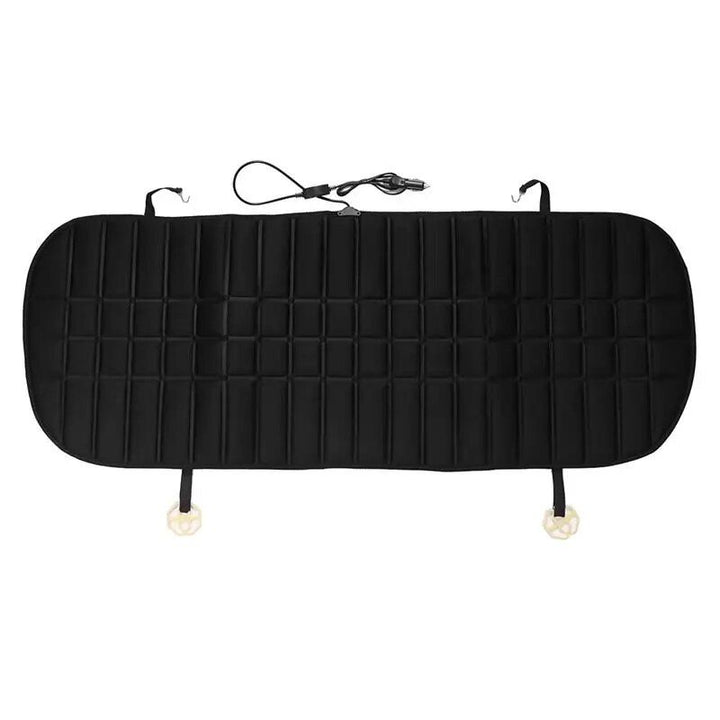 12V Heated Rear Car Seat Cushion: Foldable & Adjustable