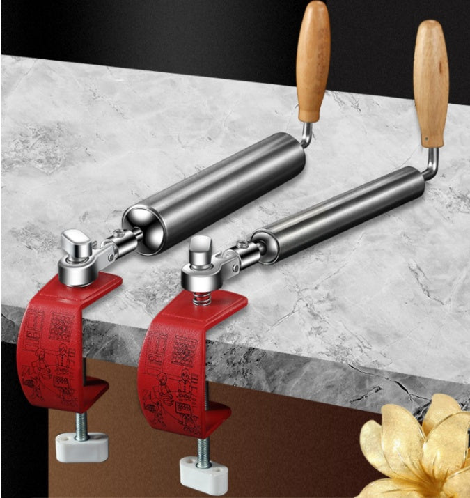 304 Stainless Steel Fixed Roller Type Rolling Pin Household Roller Face Stick