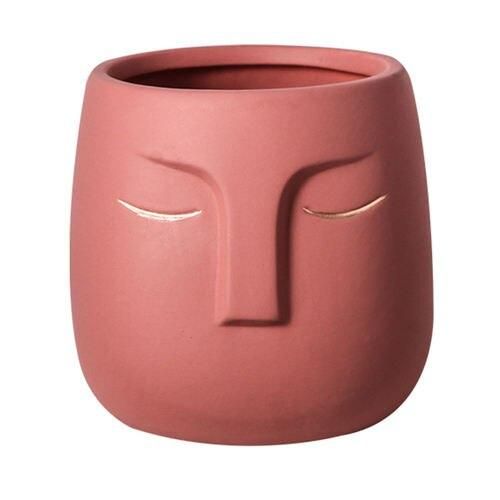 Charming European Style Ceramic Head Vase