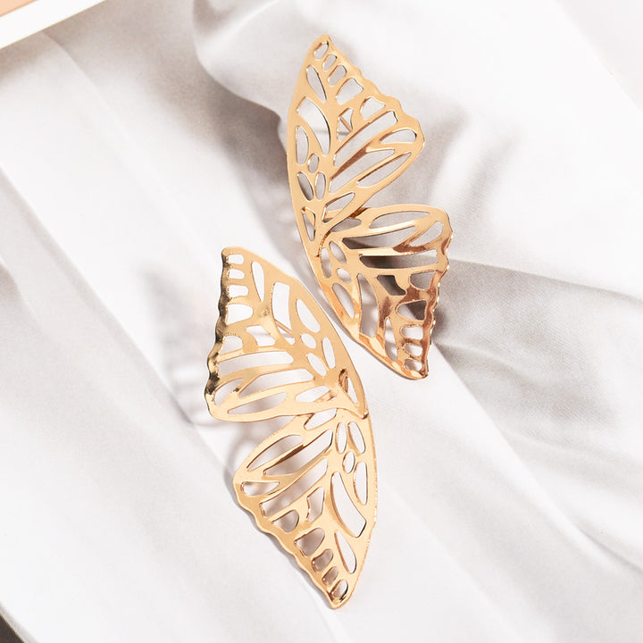 Angel Wing Butterfly Stud Earrings for Women