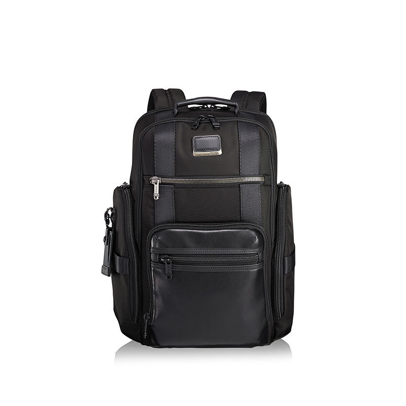 Fashion Solid Color Nylon Functional Men's Backpack