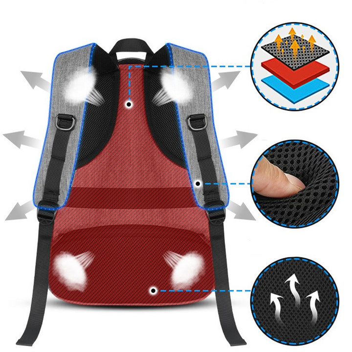 Nylon Business Fashion Backpack For Men And Women