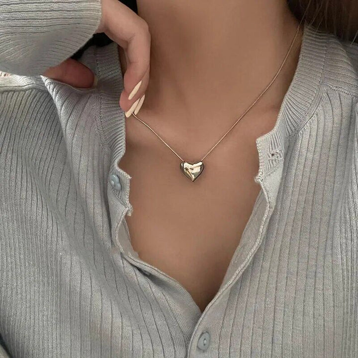 Vintage Heart Pendant Necklace