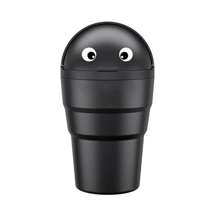 Universal Mini Car Trash Can with Swing Lid – Leakproof & Compact Auto Organizer Storage Bin