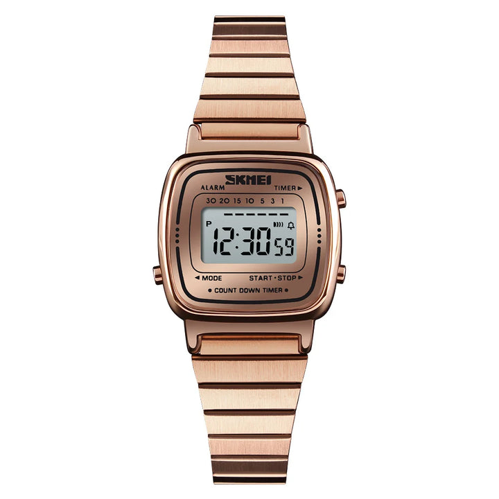 Luxury Gold Digital Watch