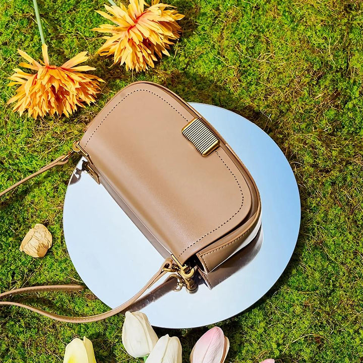 Retro Genuine Leather Crossbody Shoulder Bag