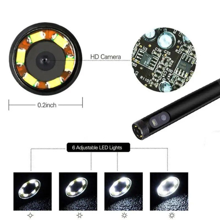 High-Definition Endoscope for Car Inspection