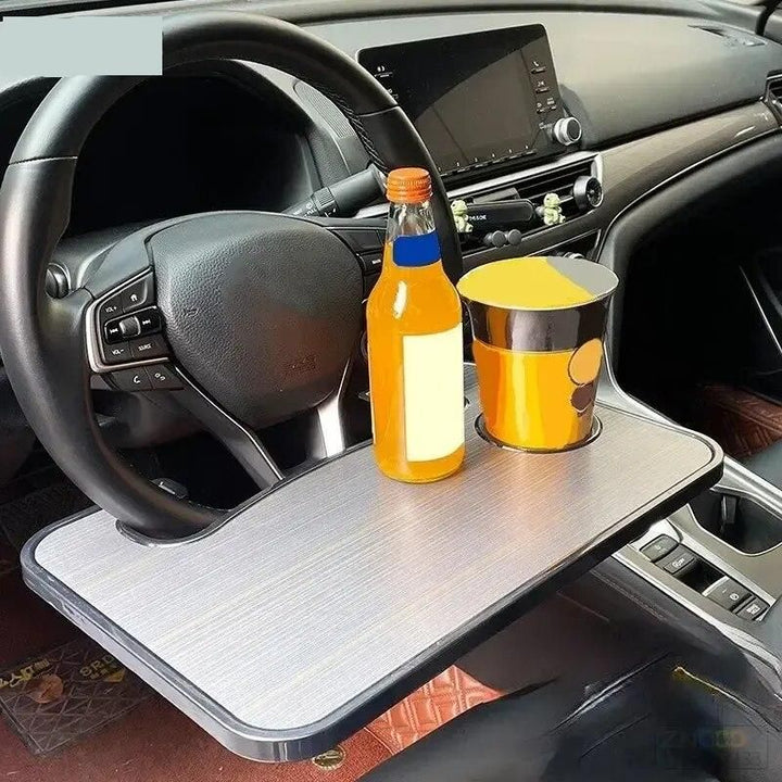 Multi-Functional Car Steering Wheel Desk Tray