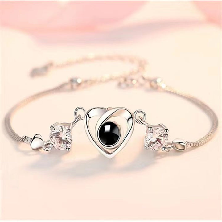 Women's S925 Silver Simple Projection Bracelet