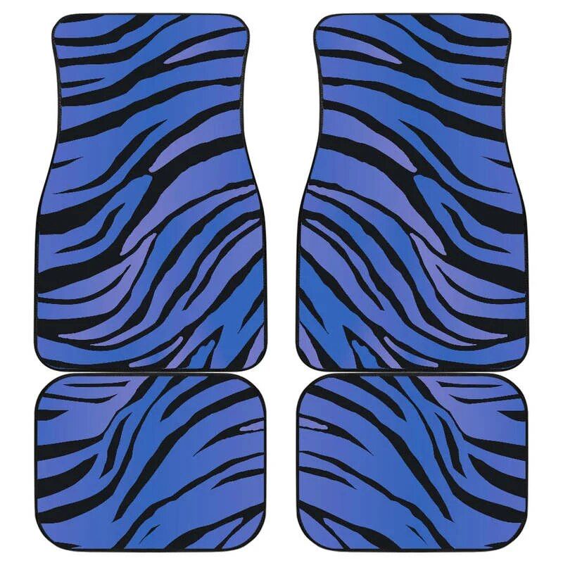 Zebra Patterned Heavy Car Floor Mats