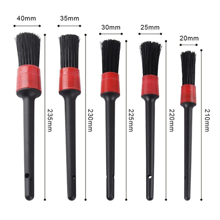 5-Piece Car Detailing Brush Set