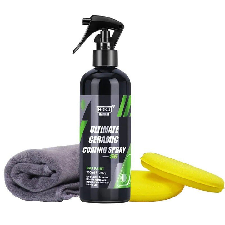 Quick Detailer Ceramic Coating Spray with Nano Hydrophobic Polymer