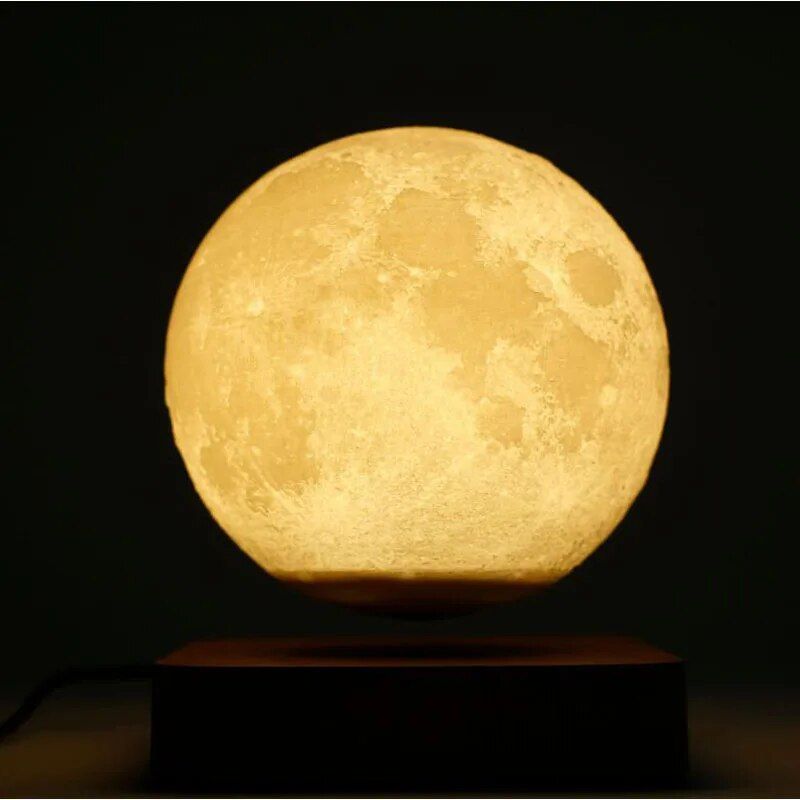 Enchanting Moon & Levitating Plant LED Light