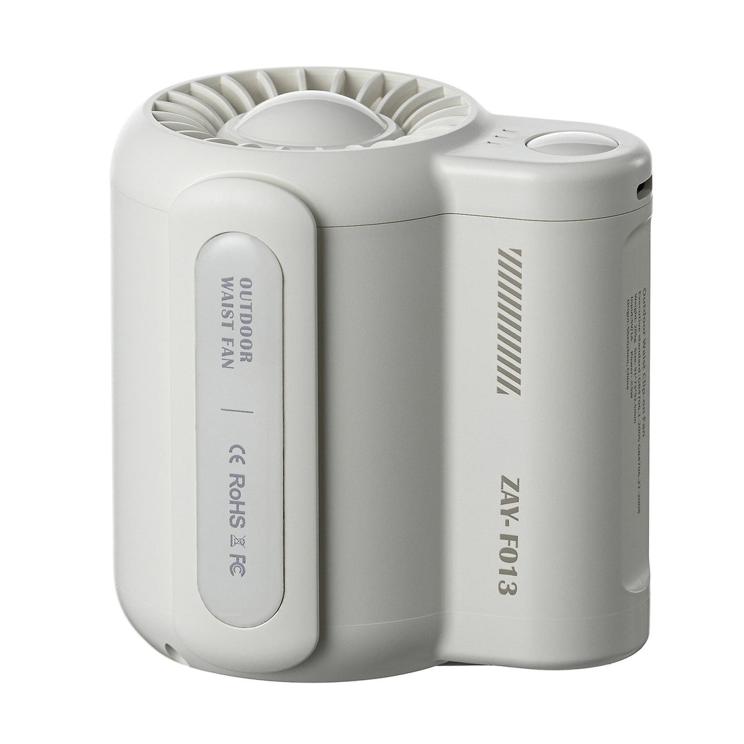 Portable Leafless Waist Fan - Mini Waist-Mounted Electric Fan for Outdoor Use