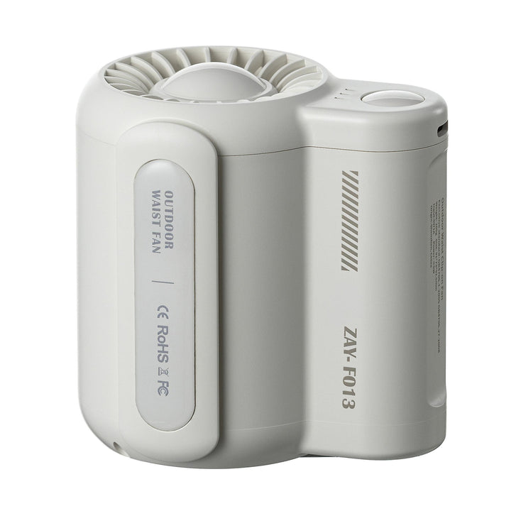 Portable Leafless Waist Fan - Mini Waist-Mounted Electric Fan for Outdoor Use