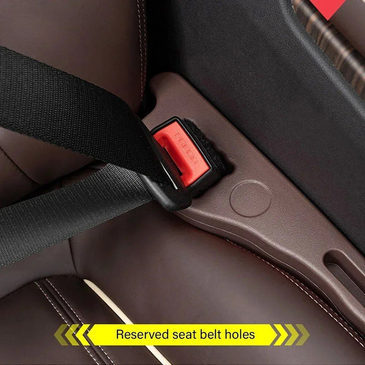 Universal Car Seat Gap Filler with Phone Holder - 2PCS, Premium PU Leather