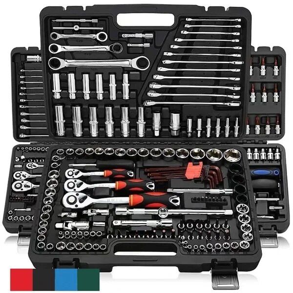 Professional 46-Piece Socket Wrench Set – Versatile Tool Kit for Car and Home Repair