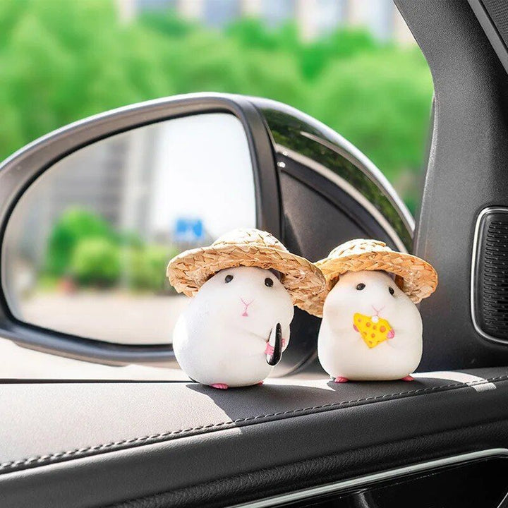 Cute Hamster Dashboard Doll Decoration