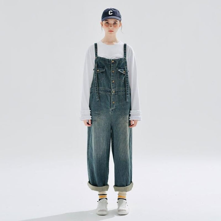 Casual Denim Overalls for Women