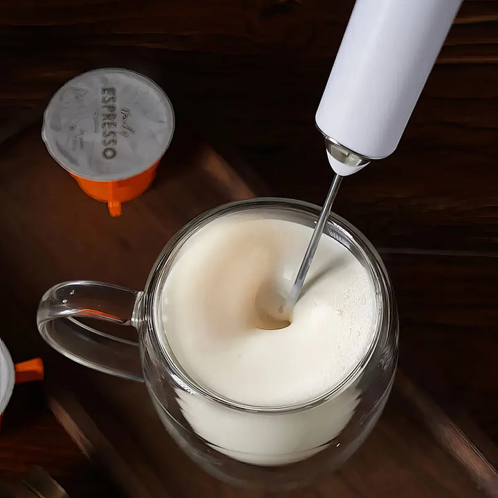 Powerful Handheld Milk Frother & Foam Maker