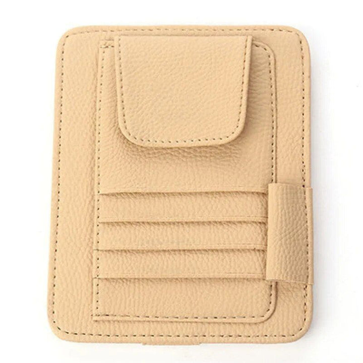 Deluxe Car Sun Visor Multi-Pocket Organizer