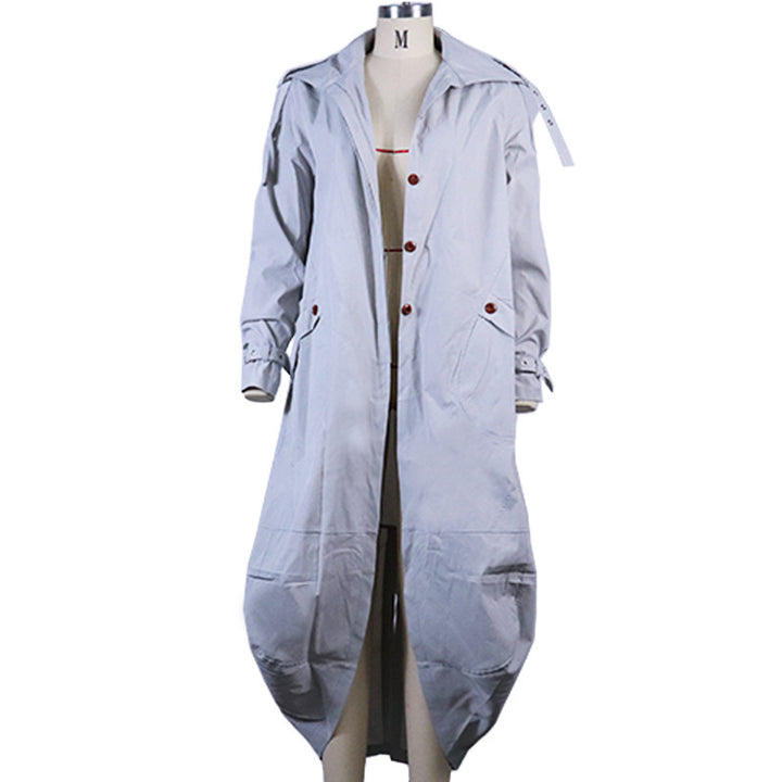 Temperament Niche Personality Casual Large Lapel Mid-length Trench Coat