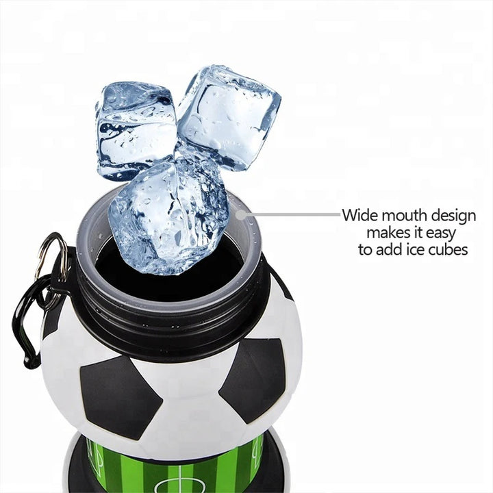 Sporty Foldable Silicone Water Bottle