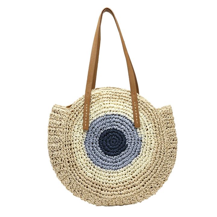 Handmade Summer Beach Woven Straw Tote