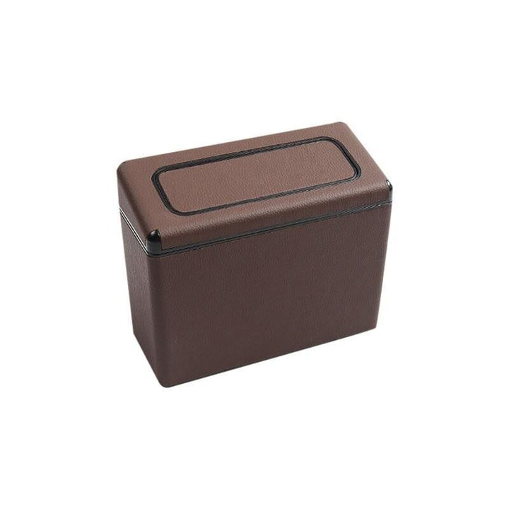 Waterproof Portable Car Trash Can with Rolling Lid