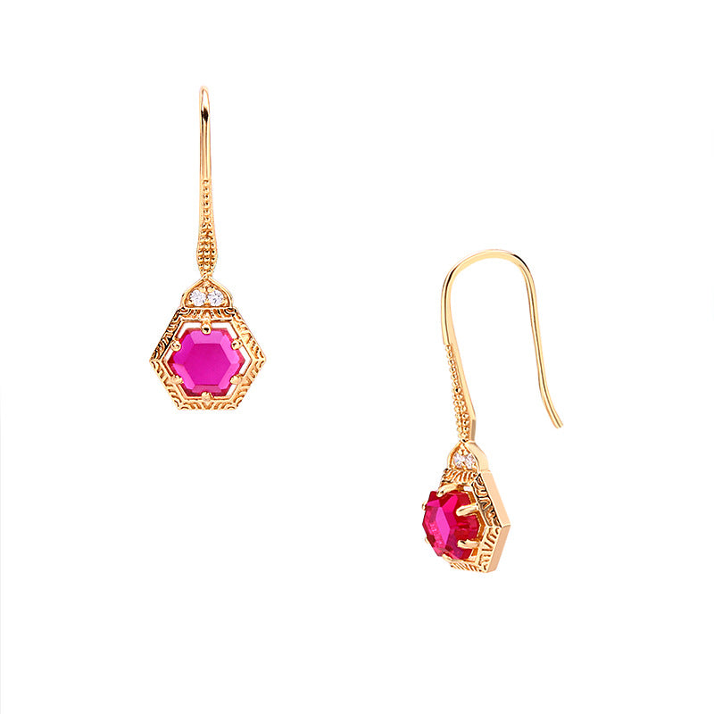 Fashion Trend Earrings Simple Temperament Geometry