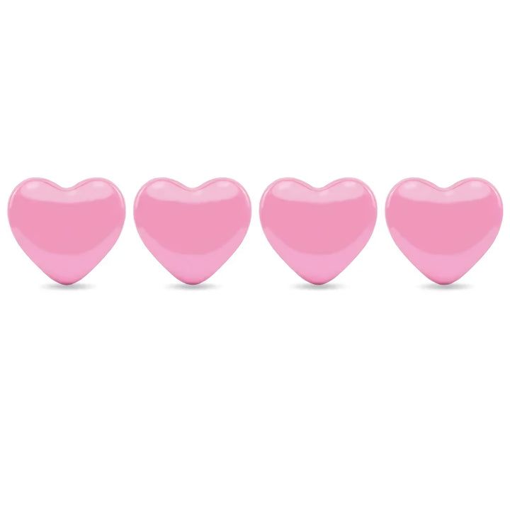 Heart Shaped 3D Metal Decal