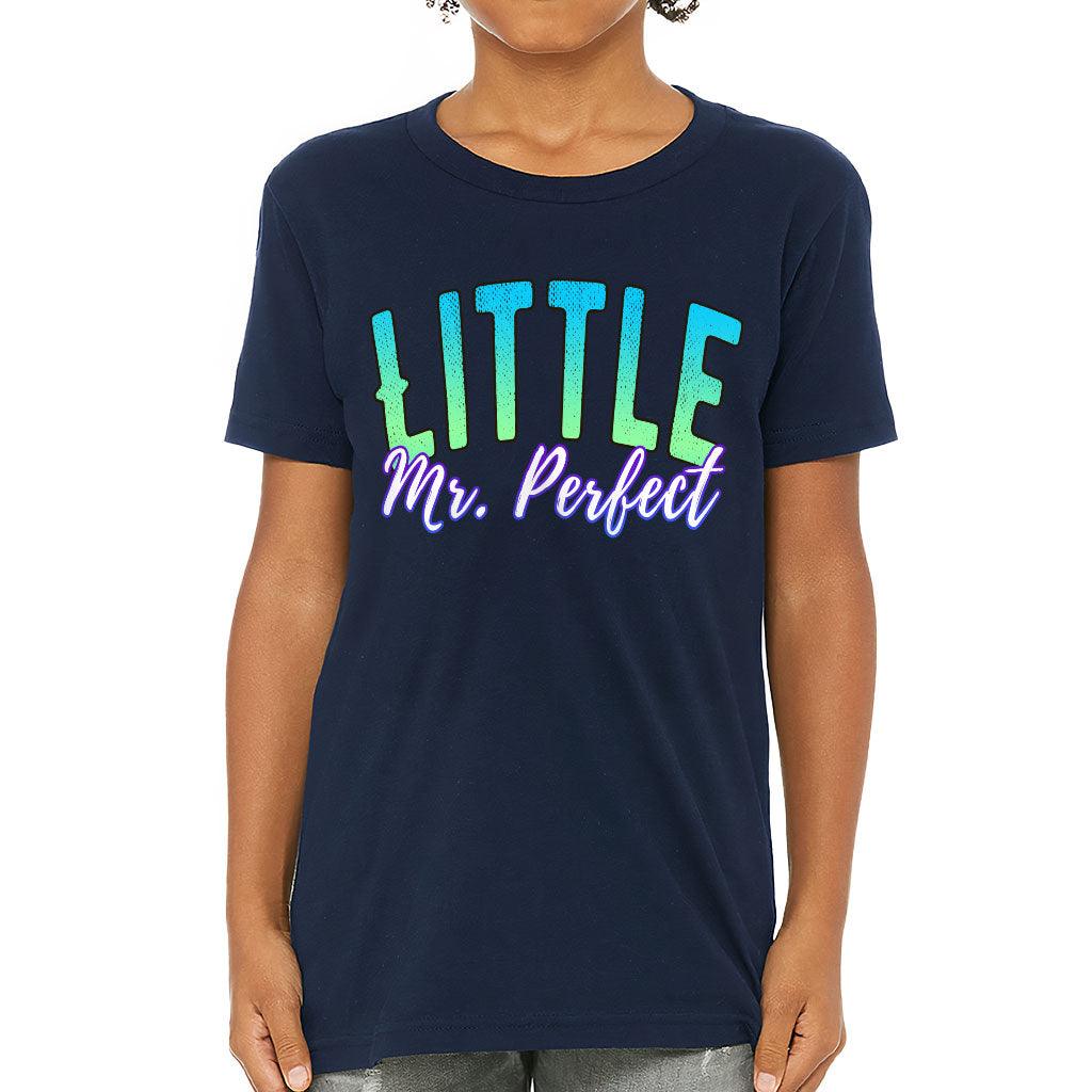 Mr Perfect Kids' T-Shirt - Funny T-Shirt - Cool Design Tee Shirt for Kids - MRSLM