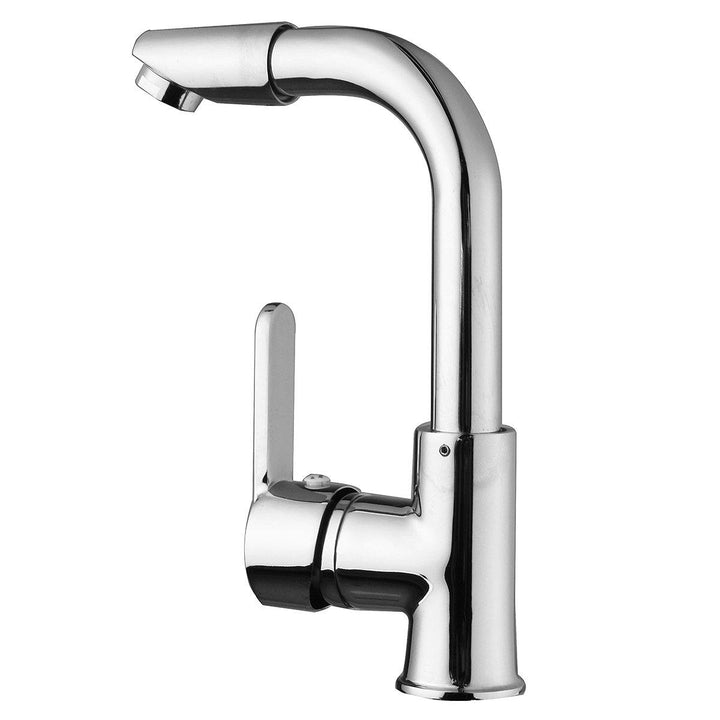 360° Chrome Faucet Kitchen Bathroom Basin Sink Hot & Cold Water Mixer Tap - MRSLM