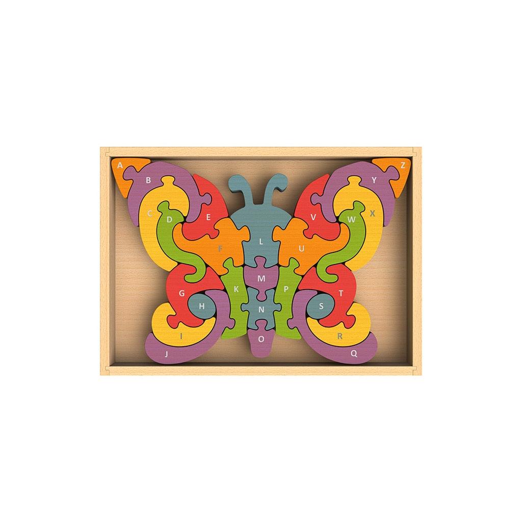 Butterfly A to Z Puzzle - MRSLM